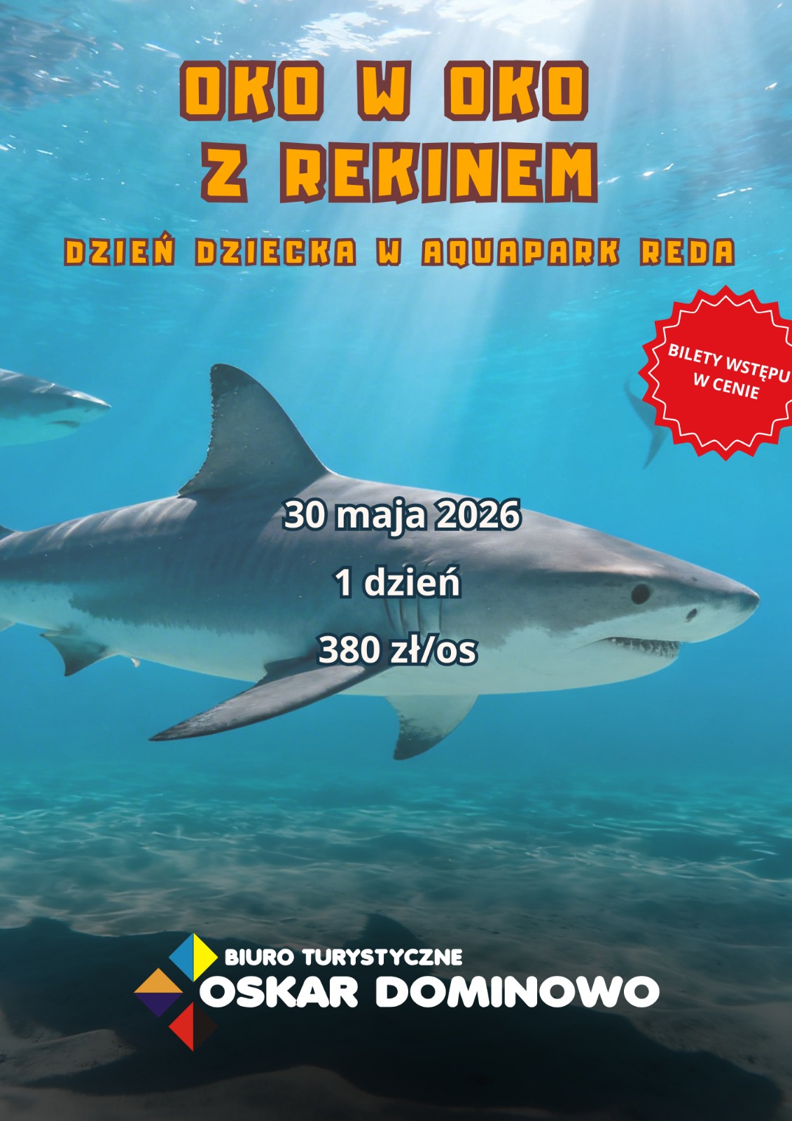 Oko w oko z rekinem – Dzień Dziecka